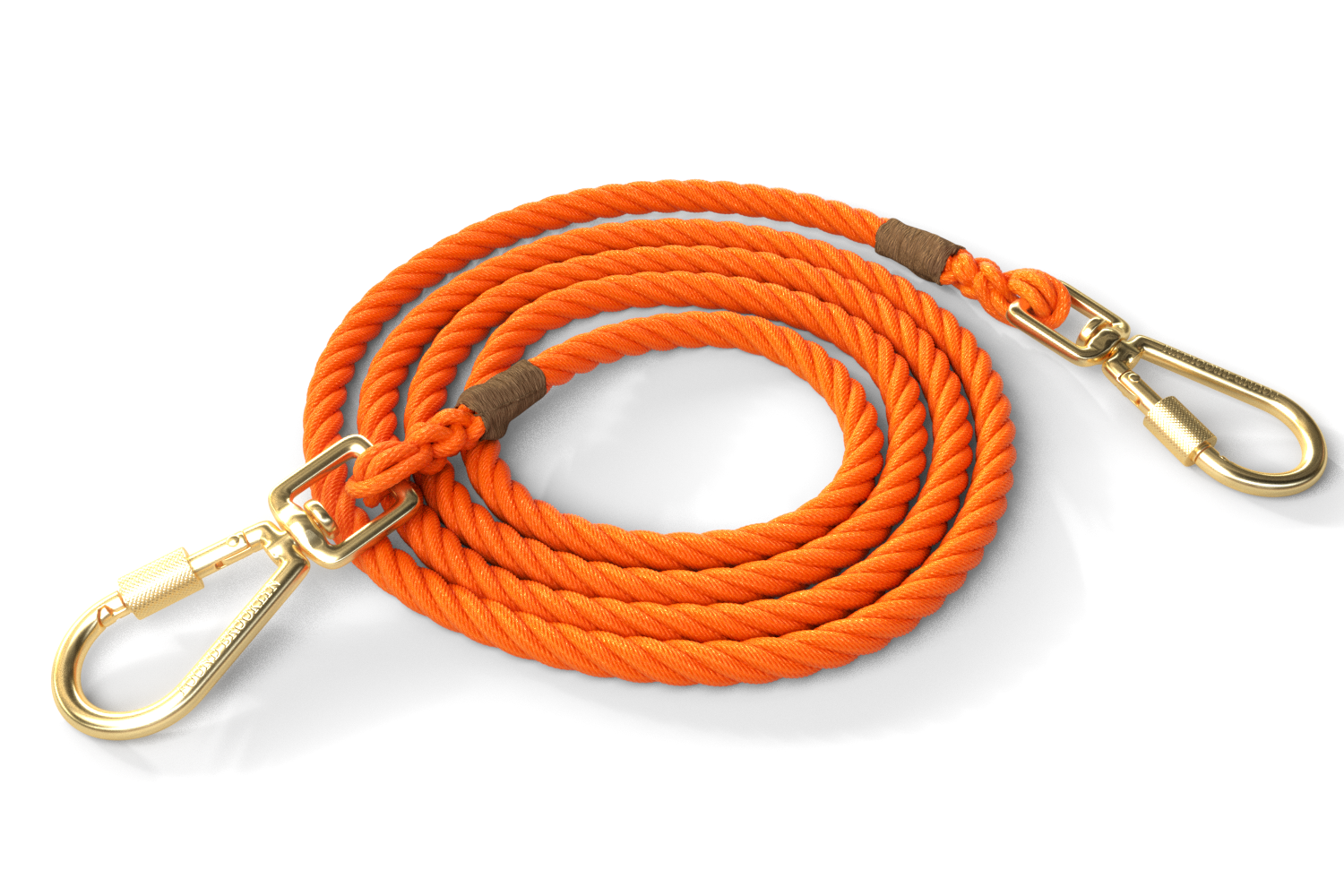 Orange pet leash